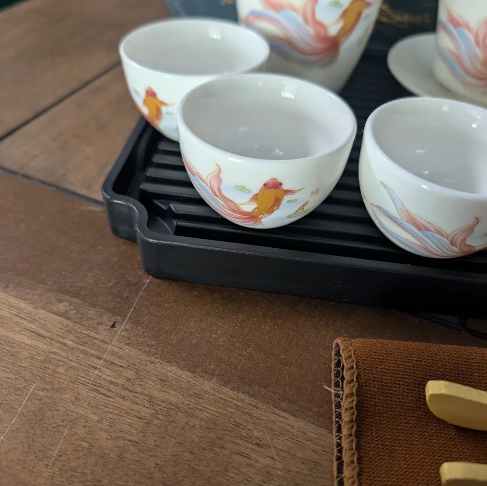 ICHAG Tea Set with Fish Design - Picture 3 of 9